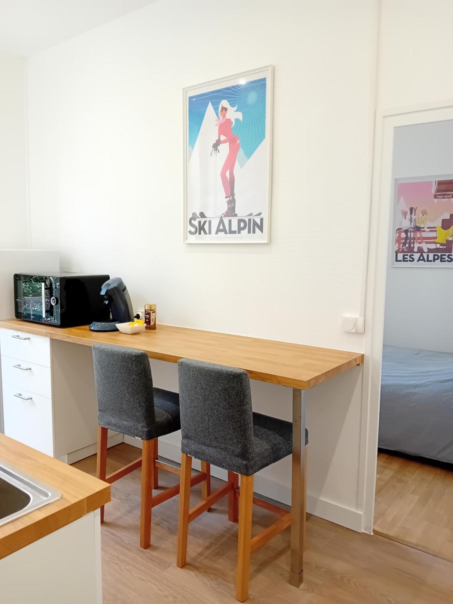 101 - Appart Renove Avec 1 Chambre Spacieuse - Tram Et Clinique Mutualiste A 1 Min Grenoble Bagian luar foto